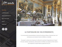 Tablet Screenshot of cmevents.fr